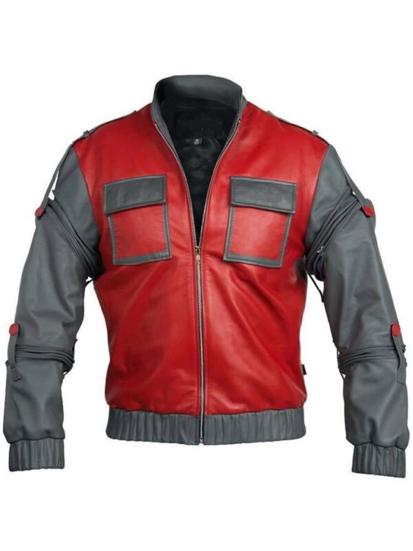 Marty McFly Back To The Future 2 Erect Collar Jacket