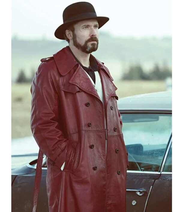 Fargo Gale Kitchen Red Trench Coat
