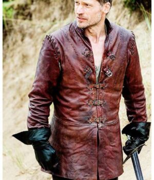 Game Of Thrones Jaime Lannister Brown Belted Jacket