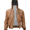 Kelly Reilly Yellowstone Cotton Bomber Jacket Hooded