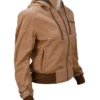 Kelly Reilly Yellowstone Cotton Bomber Jacket Right