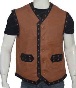 Michael Beck The Warriors Movie Brown Vest Front
