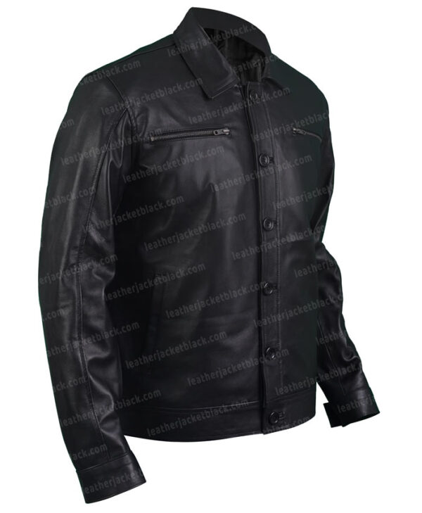This Is Us Kevin Pearson Black Leather Jacket Side