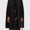 Younger Kelsey Peters Black Cape Coat