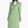 Younger S07 Liza Miller Wool Blend Green Coat
