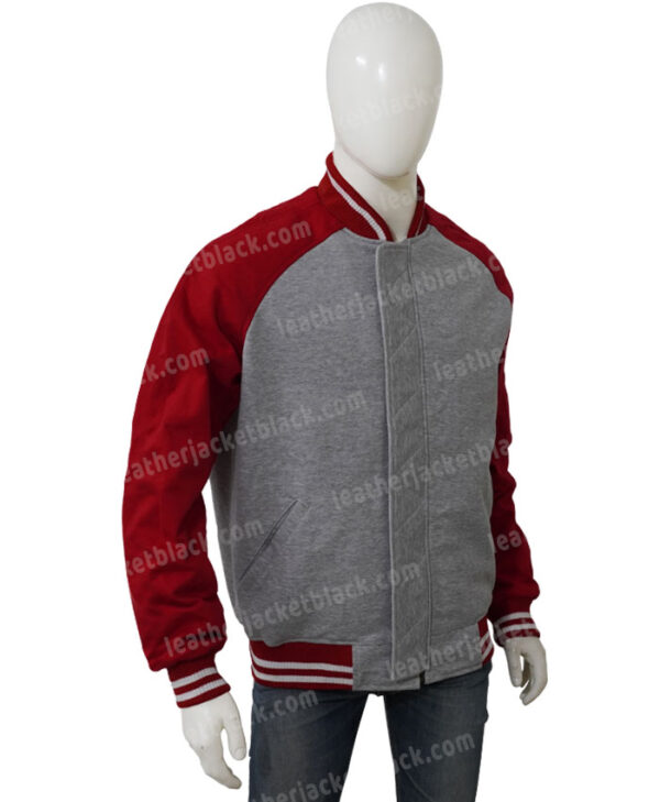 Shang Chi Red Cotton Bomber Jacket Right