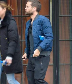 Spider-Man-No-Way-Home-Tobey-Maguire-Blue-Puffer-Jacket