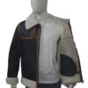 B3 Bomber Shearling Leather Jacket Image