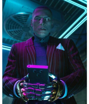 Cyberpunk 2077 Mr. Goldhand Red Blazer