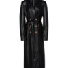 Dynasty S03 Fallon Carrington Leather Trench Coat Front