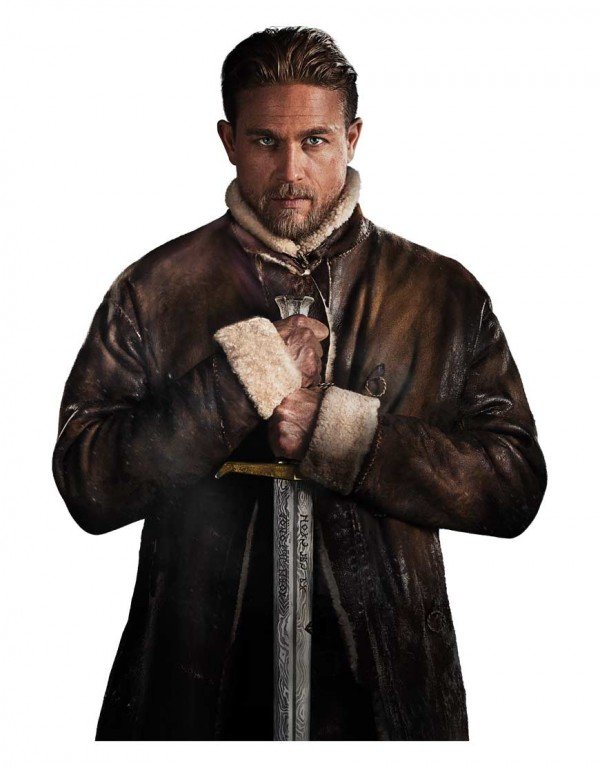King Arthur Legend Of The Sword Brown Shearling Inner Coat 1
