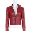 Resident Evil Infinite Darkness Stephanie Panisello Red Jacket Front
