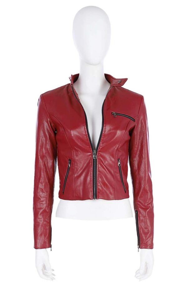 Resident Evil Infinite Darkness Stephanie Panisello Red Jacket Front