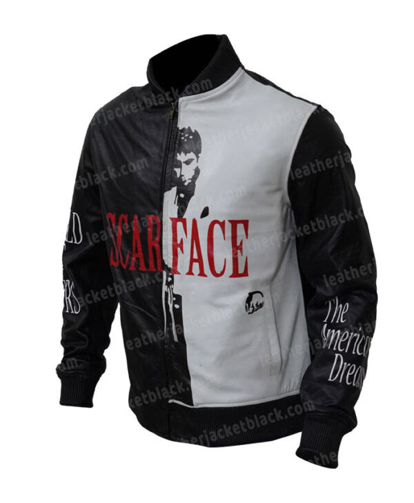 Scarface Al Pacino Tony Montana Bomber Jacket Side