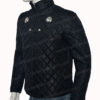 Smallville Cosmic Boy Black Quilted Jacket Left