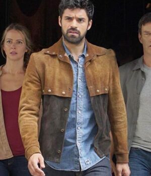 The Gifted Marcos Diaz Eclipse Brown & Black Leather Jacket