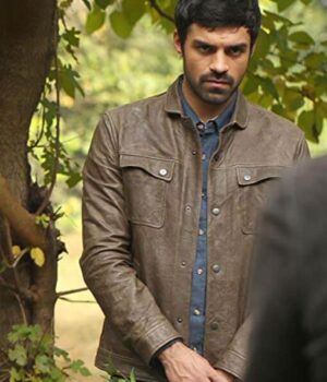 The Gifted Marcos Diaz Eclipse Leather Brown Jacket 2