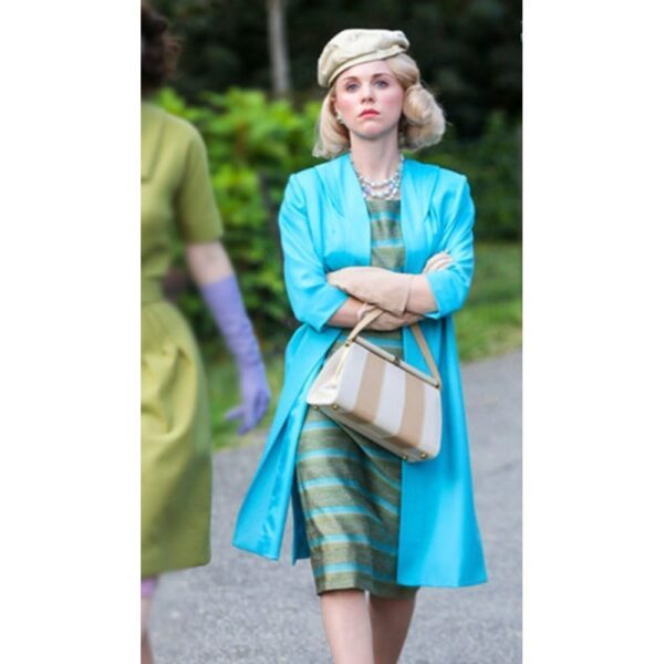 The Marvelous Mrs. Maisel Imogene Cleary Blue Long Coat