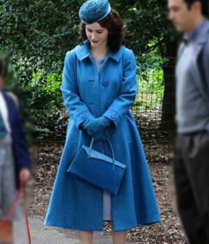 The Marvelous Mrs. Maisel S04 Miriam Maisel Blue Wool Coat