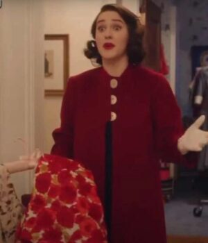 The Marvelous Mrs. Maisel S04 Miriam Maisel Red Wool Coat