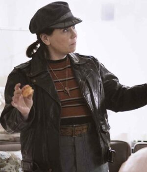 The Marvelous Mrs. Maisel Susie Myerson Black Leather Jacket