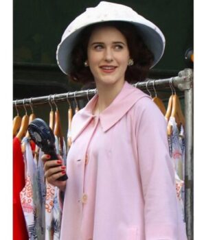 The Marvelous Mrs. Miriam Maisel Light Pink Long Coat Side