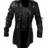 Van Helsing Steampunk Gothic Black Leather Coat