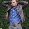 Arrow Oliver Queen Leather Brown Jacket 3