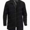 Counterpart Howard Silk Black Cotton Jacket Front