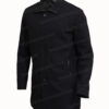 Counterpart Howard Silk Black Cotton Jacket LEft