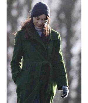 Eternals Sersi Green Wool-Blend Green Long Coat