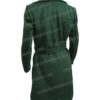 Gemma Chan The Eternals Sersi Green Green Long Coat Back