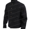 Only Murders In The Building Steve Martin Black Quilted Jacket SIde