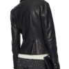 Riverdale Alice Cooper Black Leather Blazer Jacket Back
