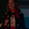 Riverdale Cheryl Blossom Black Cropped Star Printed Jacket