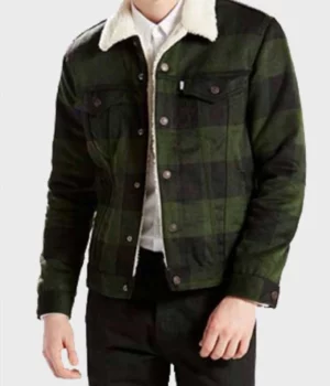 Riverdale Fred Andrews Green Cotton Plaid Jacket Front