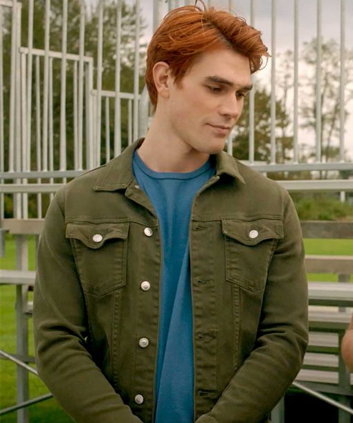 Riverdale S05 Archie Andrews Green Denim Jacket