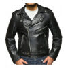 Riverdale Toledo Serpents Black Biker Real Leather Jacket Front