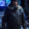 Spiderman Homecoming The Vulture Fur Leather Jacket