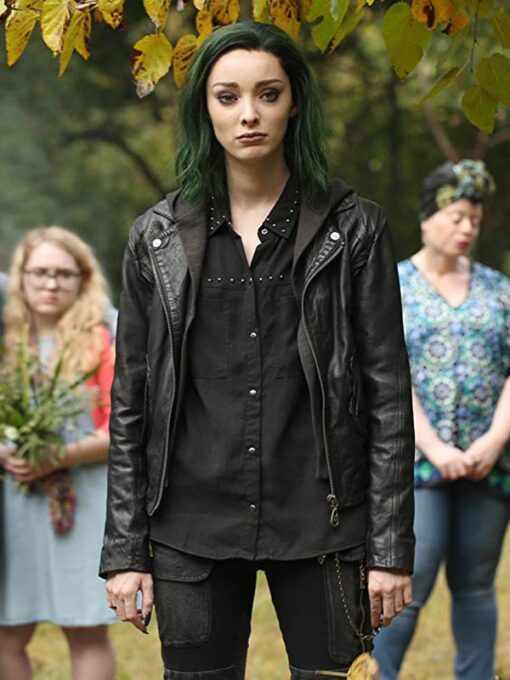 The Gifted Lorna Dane Black Leather Jacket