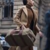 Army of Thieves Gwendoline Starr Wool Brown Trench Coat 2
