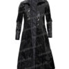 Carrie-Anne MossThe Matrix 4 Trinity Black Leather Coat Inside