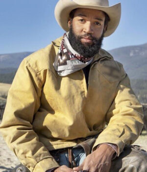 Denim Richards Yellowstone Colby Yellow Jacket