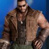 Final Fantasy VII Remake Barret Wallace Brown Leather Vest