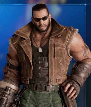 Final Fantasy VII Remake Barret Wallace Brown Leather Vest