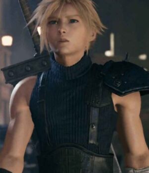 Final Fantasy VII Remake Cloud Strife Black Costume Vest
