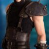 Final Fantasy VII Remake Cloud Strife Black Costume Vest side