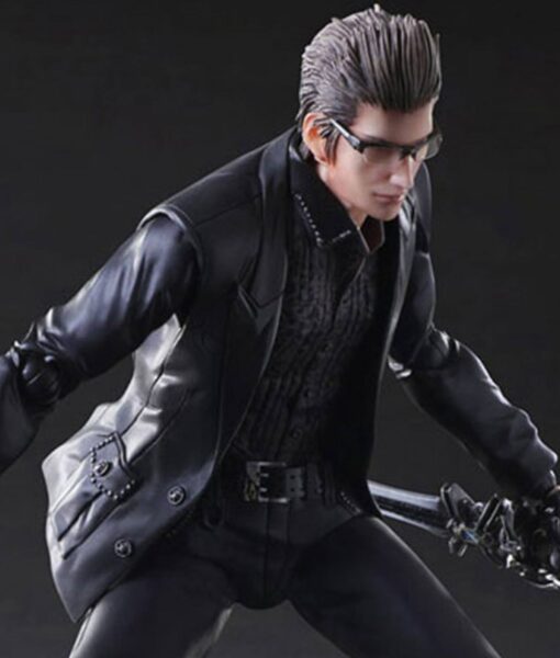 Final Fantasy XV Ignis Scientia Black Leather Blazer 3