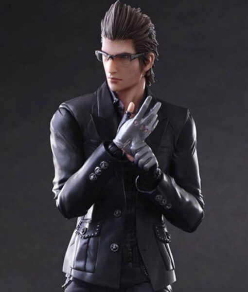 Final Fantasy XV Ignis Scientia Black Leather Blazer