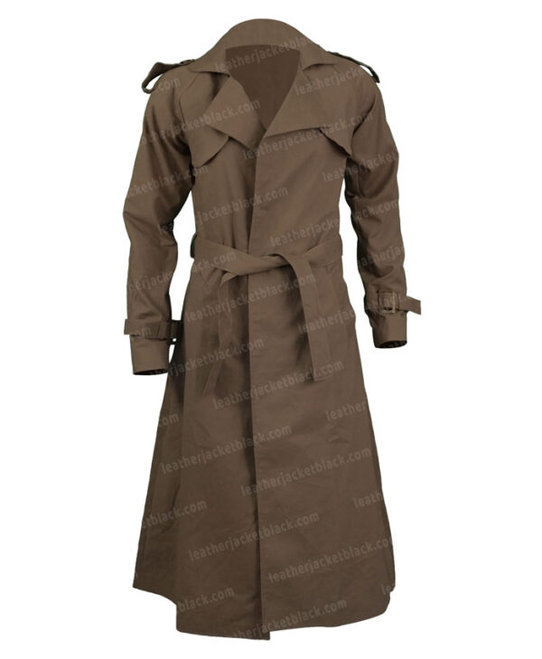 I Care a Lot Marla Grayson Brown Long Coat Front